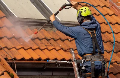 Démoussage et hydrofuge de toiture à Gosselming